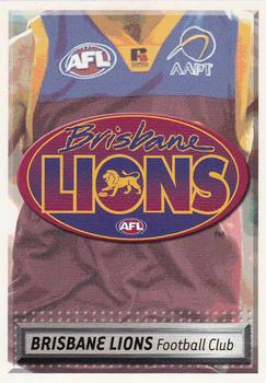 2003 Select The Advertiser-Sunday Mail AFL #57 Brisbane Lions Front